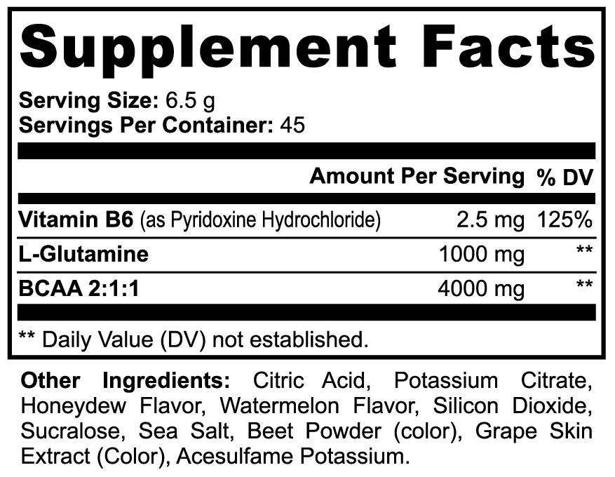 BCAA Powder (Honeydew Watermelon)